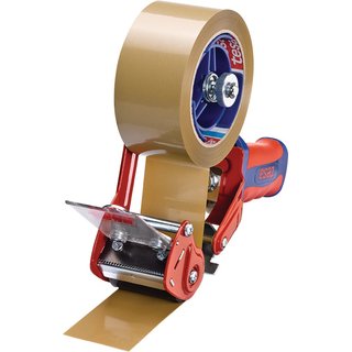 Handabroller Comfort 6400 MET rot/blau f.Band-B.50mm TESA