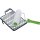 Farbrollerset Vestan B.240mm Florhöhe 20mm Kern-D.43mm 6mm m.Abstreifgitter