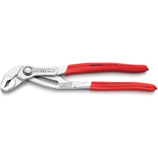 Wasserpumpenzange Cobra® L.250mm Spann-W.46mm verchr.Ku.-Überzug KNIPEX