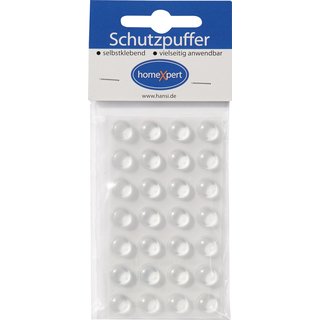 Schutzpuffer Clear 11,1mm Ku.transp.Linse selbstkl.