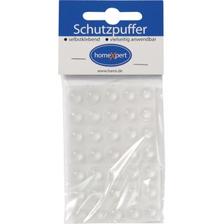 Schutzpuffer Clear 10mm Ku.transp.Linse selbstkl.