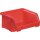Sichtlagerkasten LK L85/65xB105xH45mm PS rot LA-KA-PE