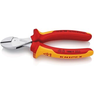 Kompaktseitenschneider X-Cut® L.160mm Mehrkomp.-Hülle KNIPEX