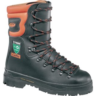 Forstsicherheitsstiefel Cutstop High Gr.47 schwarz/orange Leder S3