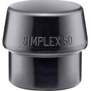 Schonhammerkopf SIMPLEX Kopf-Ø 50mm Gum.schwarz...