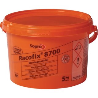 Montagemörtel Racofix® 8700 1:3 Raumteile (Wasser/Mörtel) 5kg Eimer SOPRO
