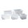 Kunststoffbehälter eck.80l PE natur L770xB500xH310mm konische Form GRAF