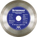 Diamanttrennscheibe D.125mm Bohr.22,23mm Fliesen 7mm PROMAT