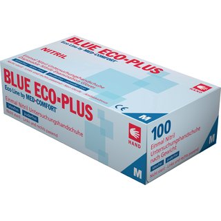 Einw.-Handsch.Blue Eco Plus Gr.M blau Nitril 100 St./Box