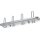 Wandgarderobe Alu.F1 naturf.3 Hut-/6 Mantelh.L.600mm Hakenabstand 200mm