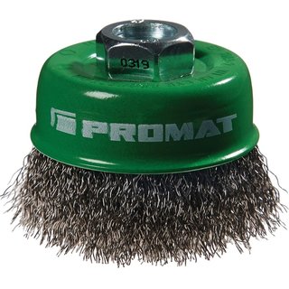 Topfbrste D.60mm Drahtstrke 0,3mm VA 12500min- PROMAT