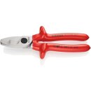 Kabelschere L.200mm Kopf verchr.VDE tauchisol.KNIPEX