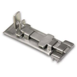 Panzer-Riegel L.60mm B.23mm VA Ösen-D. 5mm BURG-WÄCHTER