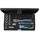 Steckschlüsselsatz D 20 KMU-20 37-tlg.1/4 Zoll SW...