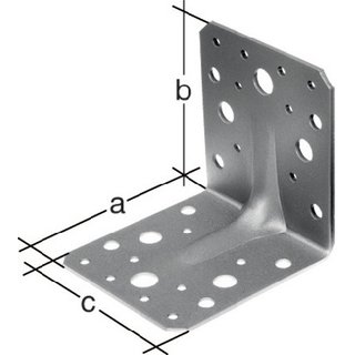 Schwerlastwinkelverbinder 70x70xmm Anz.Lcher2/16 S.2,5mm GAH