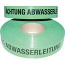 Trassenwarnband Aufdruck Achtung Abwasserleitung B.40mm...