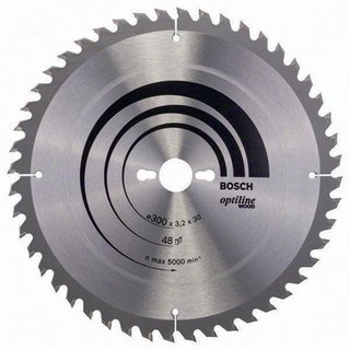 Kreissgeblatt Optiline Wood AD 300mm Z.48 UW Bohr.30mm Schnitt-B.3,2mm