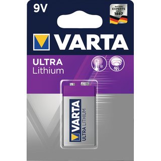 Batterie ULTRA Lithium 9 V 6LP3146 1150 mAh 6122 1 St./Bl.VARTA