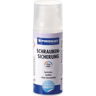 Schraubensicherung 50g hf.hochvikos rot DVGW Pumpdosierer PROMAT CHEMICALS