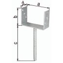 U-Pfostenträger ETA-10/0210 121x100x200x60mm TZN...