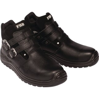 Sicherheitsstiefel NORBERT Gr.42 schwarz Kuhleder S3 HRO EN20345