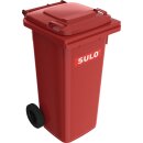 Müllgroßbehälter 120l HDPE rot...
