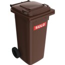 Müllgroßbehälter 120l HDPE braun...