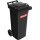 Müllgroßbehälter 80l HDPE anthrazitgrau fahrbar,n.EN 840 SULO