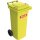 Müllgroßbehälter 80l HDPE gelb fahrbar,n.EN 840 SULO