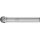Frässtift KUD D.8mm Kopf-L.7mm Schaft-D.6mm HM Verz.3 PLUS PFERD
