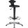 Sitz-/Stehstuhl Flex Integralschaum Sitz-H.510-780mm m.Fußring ESD BIMOS