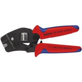 Aderendhülsenzange L.190mm 0,08-10mm2 KNIPEX m.2Komp.-Hüllen