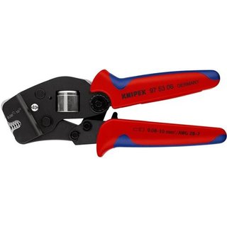 Crimpzange Gesamt-L.190mm 0,08-10,0 (AWG 28-7) mm brn.Mehrkomp.-Hllen KNIPEX