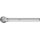 Kleinfrässtift Form F KUD D.6mm Kopf-L.5mm Schaft-D.3mm HM Verz.3 Plus PFERD