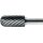 Kleinfrässtift Form WRC D.6mm Kopf-L.13mm Schaft-D.3mm HM Verz.3 Plus PFERD