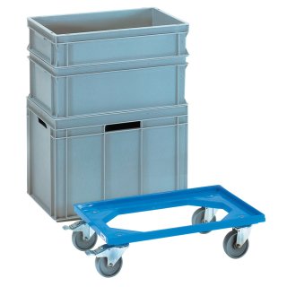 Kistenroller Trgf.250kg PA-Bereifung L605xB405mm ABS-Ku.blau FETRA