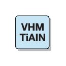 Spiralbohrer DIN 6539 TypN D.2,5mm VHM TiAlN HA ext.kurz PROMAT