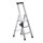 Stufenstehleiter 3 Stufen Alu.Gesamt-H.1340mm m.ergo-pad-Griffzone MUNK