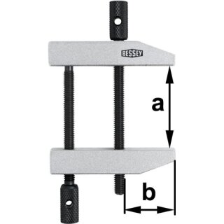 Parallelschraubzwinge PA Spann-W.60mm A.35mm BESSEY
