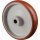 Ersatzrad D.80mm Trgf.100kg PU Achs-D.12mm Nabenl.40mm BS ROLLEN
