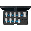 Steckschlüsselsatz TX 19 E-09 9-tlg.1/2 Zoll E10-E24...