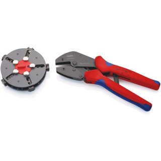 Crimpzange MultiCrimp® L.250mm 5 Wechseleinsätze KNIPEX