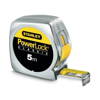 Taschenrollbandmaß PowerLock® L.8m B.25mm mm/cm EG II Ku.Clip lose STANLEY