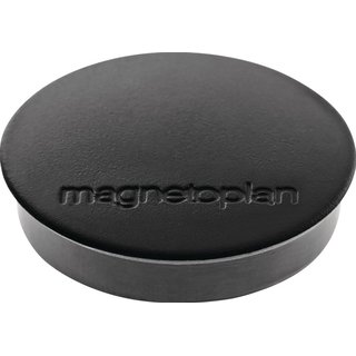 Magnet Basic D.30mm schwarz MAGNETOPLAN