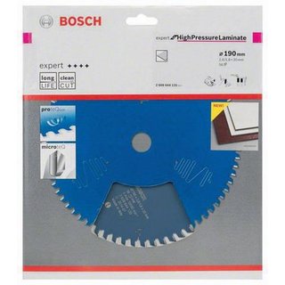 Kreissgeblatt AD 190mm Z.56 TR-F Bohr.30mm Schnitt-B.2,6mm HM BOSCH