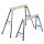 Arbeitsbock H.max.900mm Holz/Stahlrohr höhenv.ZARGES