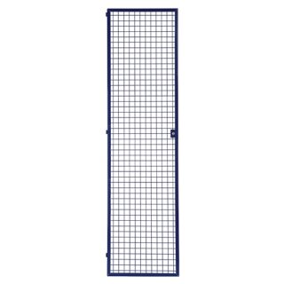 Gittertür LOGS 240 H1970xB540mm blau RAL 5022 abschl.LOGS