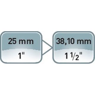 Vergrerungsstck 450-3 Antr.1 Zoll Abtrieb 1.1/2 Zoll f.Kraftschraubereins.ASW