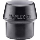 Schonhammerkopf SIMPLEX Kopf-Ø 30mm Gum.schwarz...
