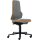 Arbeitsdrehstuhl Neon Rollen Supertec-Gewebe grau grau 450-620mm BIMOS